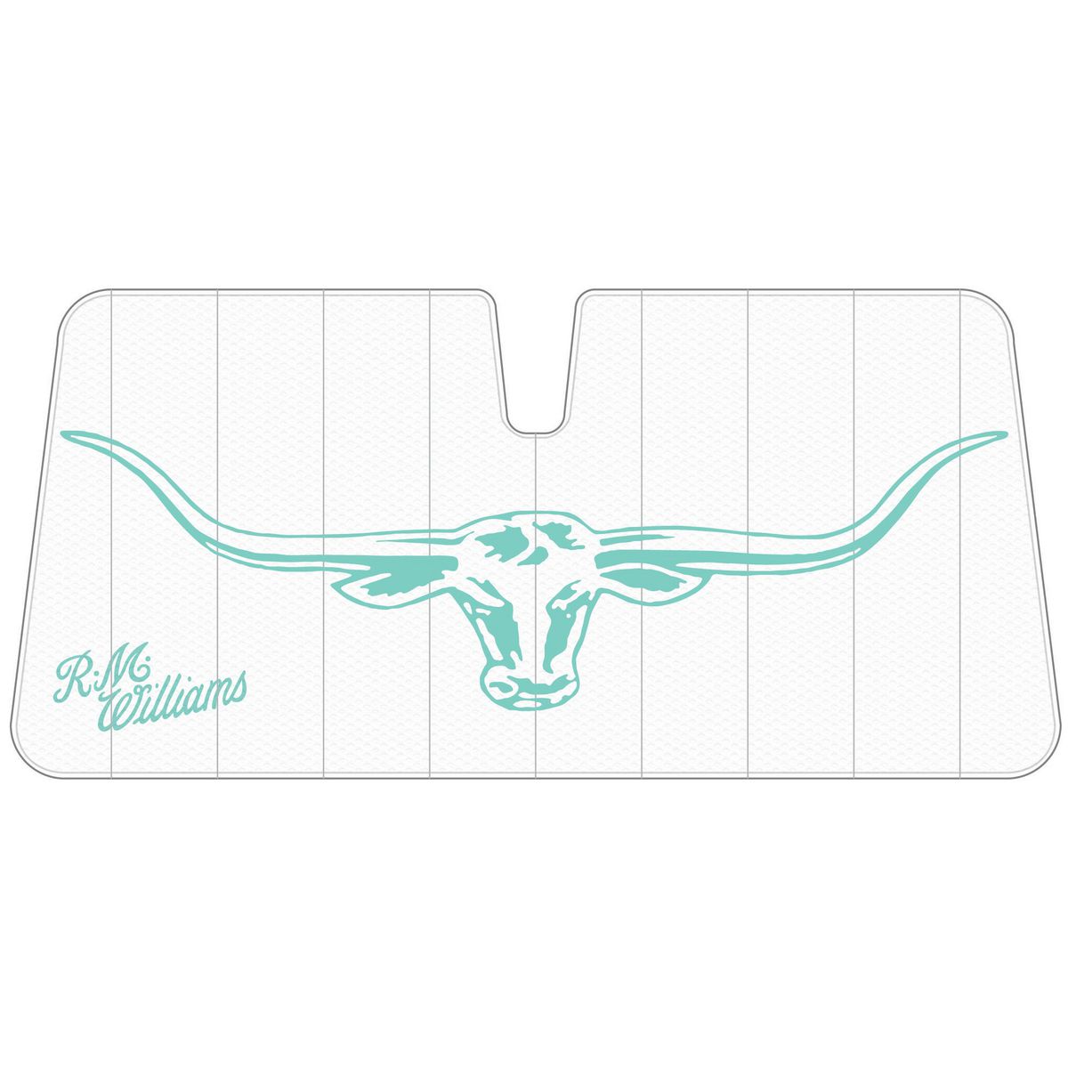 R.M. Williams Longhorn Sunshade Aqua 68x140cm WSRM21AQU