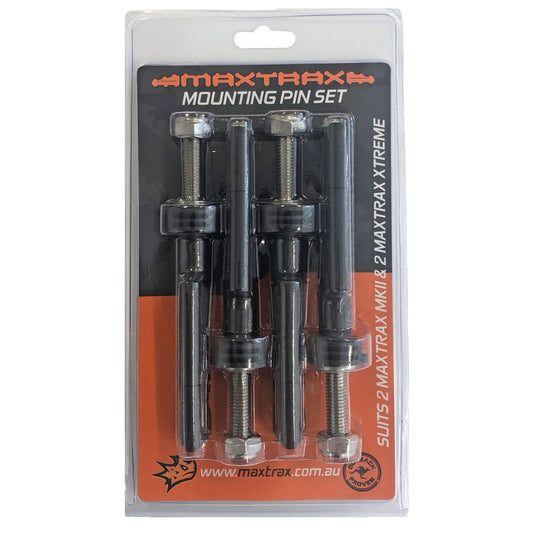MAXTRAX Mounting Pin Set Fixing Pins MKII/X Series 4WD Recovery Tracks Mounting Tred