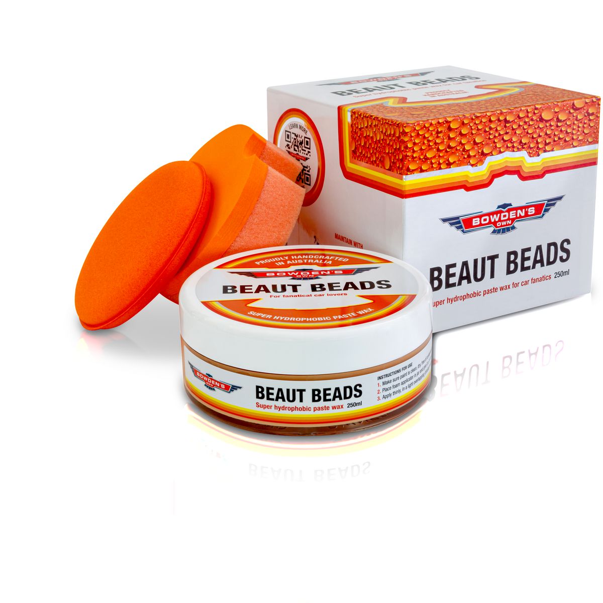 Bowden's Own Beaut Beads Hydrophobic Paste Wax 250ml
