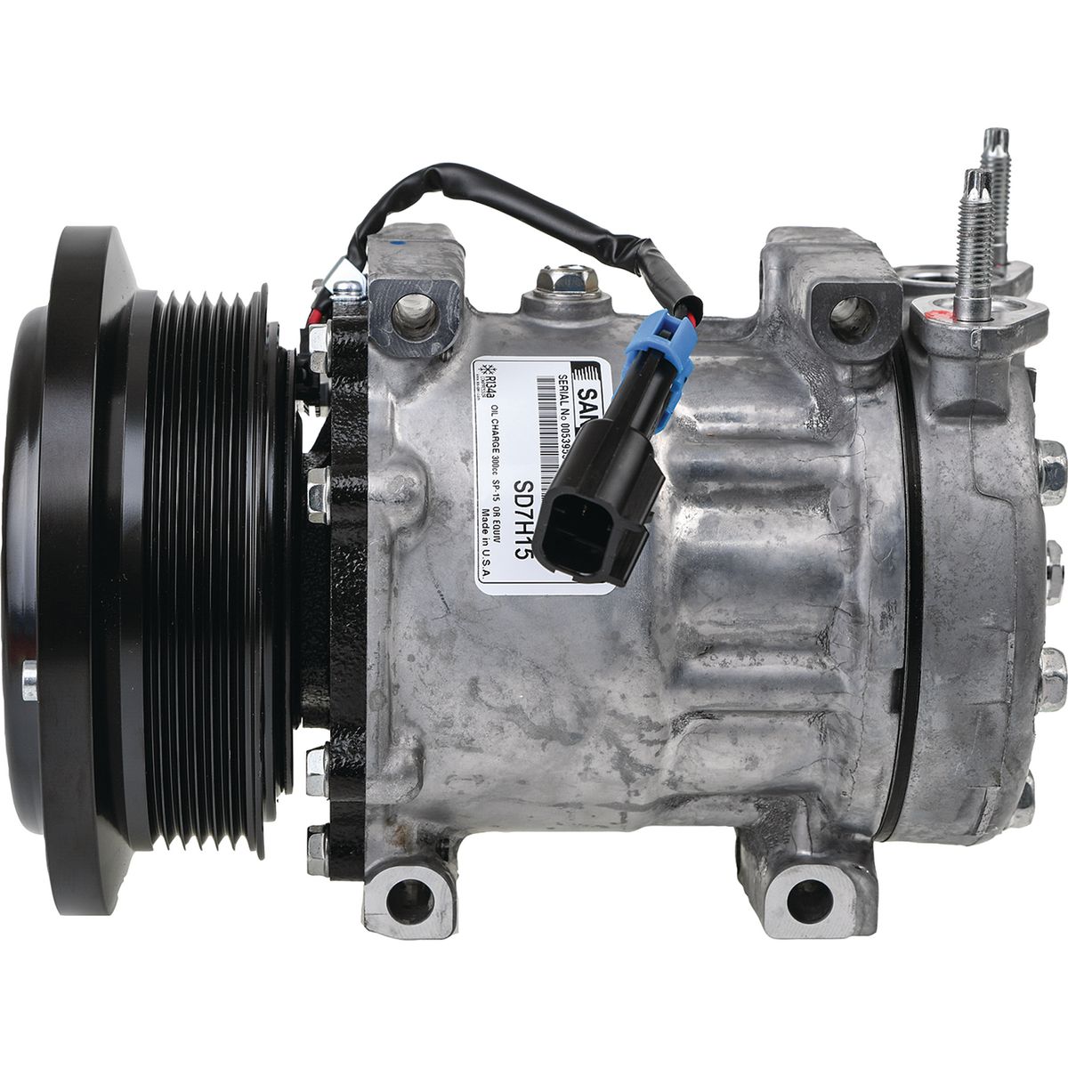 Sanden AC Compressor 12V Direct Mount CXS027H