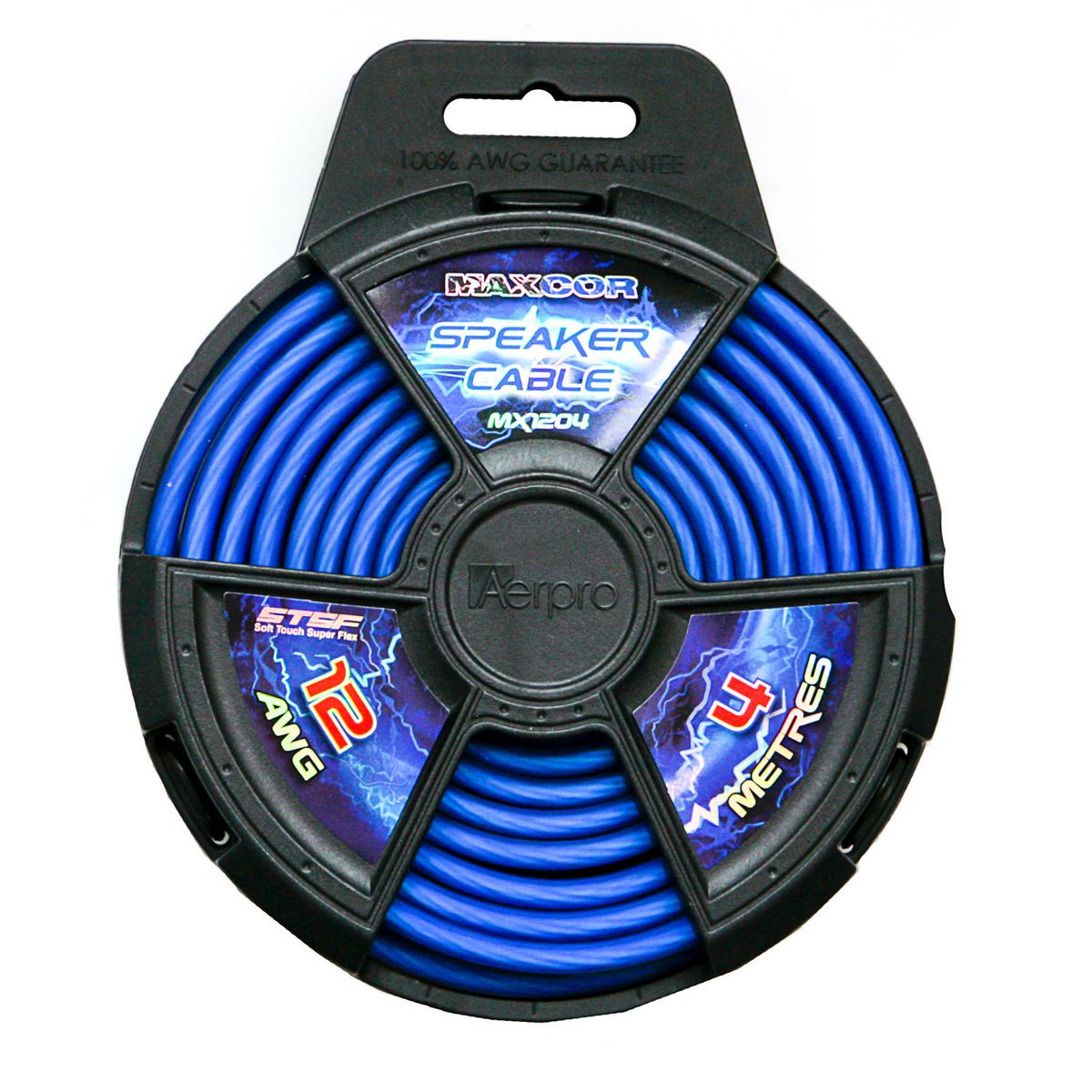 Aerpro Maxcor Speaker Cable 12AWG 4 Meters - Blue MX1204
