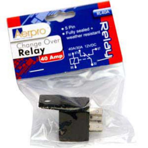 Aerpro Change Over Relay 40A 5 Pin RL40A
