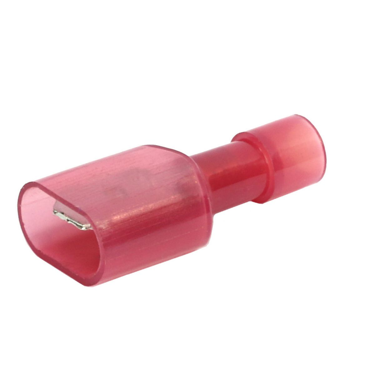 Aerpro Spade Terminal Male Insulated 6.4mm Red 100pc APM63R