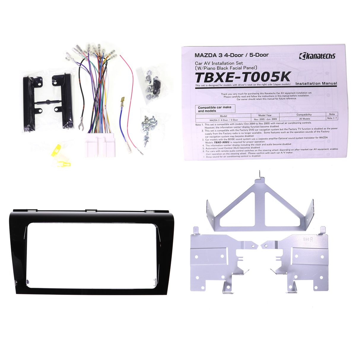 Aerpro Facia fits Mazda 3 2005-2009 FP9805GB