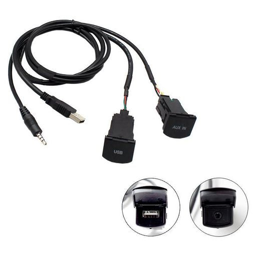 Aerpro Retention Adapter USB & AUX Suits Volkswagen Polo 2015 Onwards APVWUSB3