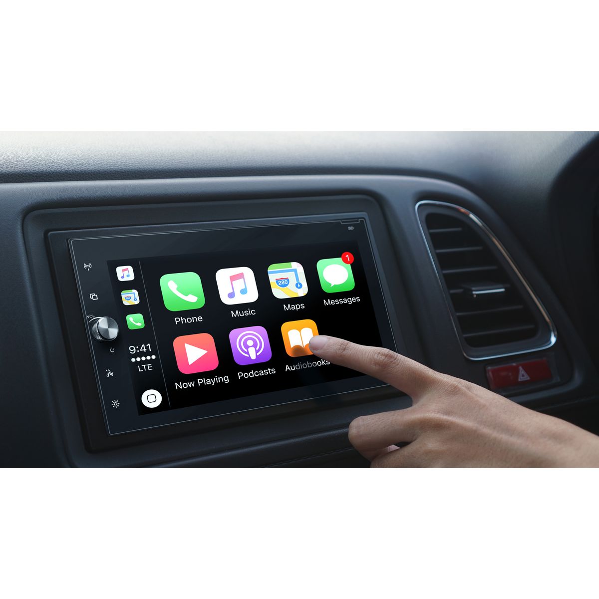 AXIS 2 Din Carplay 6.8In Cam Kit - AX1870CP+RVC