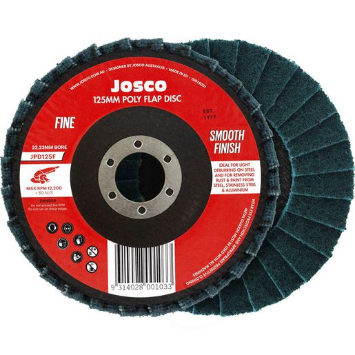 Josco 125mm Fine Poly Flap Disc JPD125F