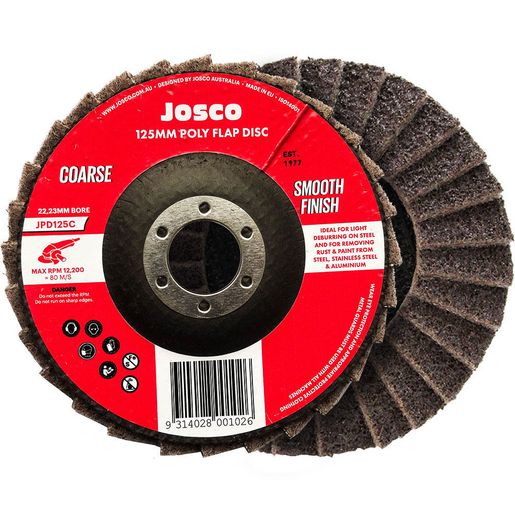 Josco 125mm Coarse Poly Flap Disc JPD125C