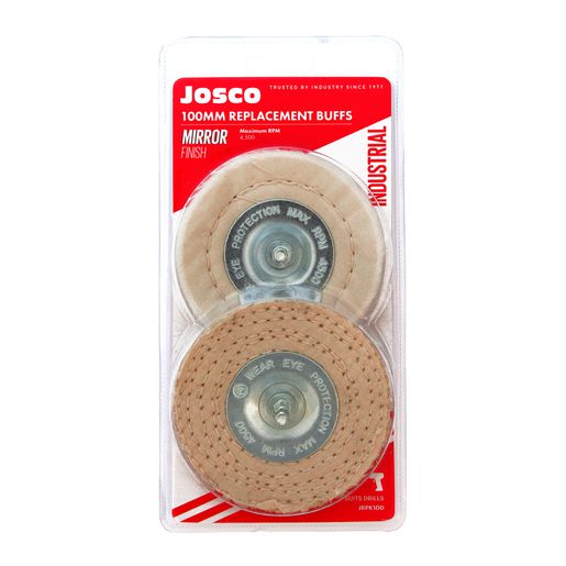 Josco 100mm Replacement Buffs 2 Piece JRPK100