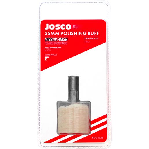 Josco 25mm Cylinder Polishing Buff BCC2525
