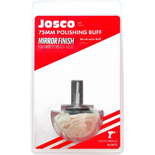 Josco 75mm Mushroom Polishing Buff BCM75