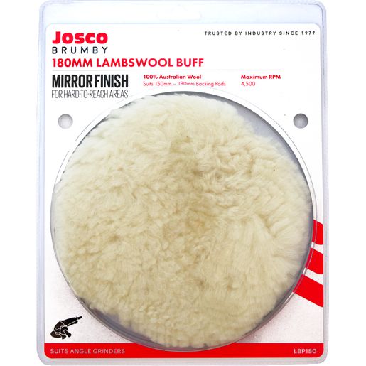 Josco 180mm Lambswool Buff LBP180
