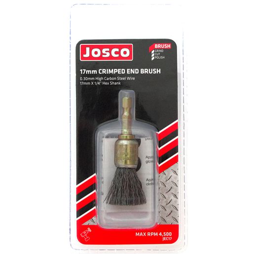 Josco 17mm Crimped Cup End Brush JEC17
