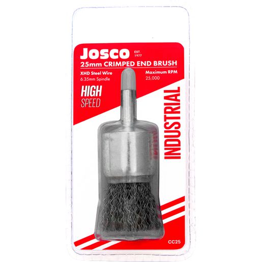 Josco 25mm High Speed Crimped Cup Brush CC25
