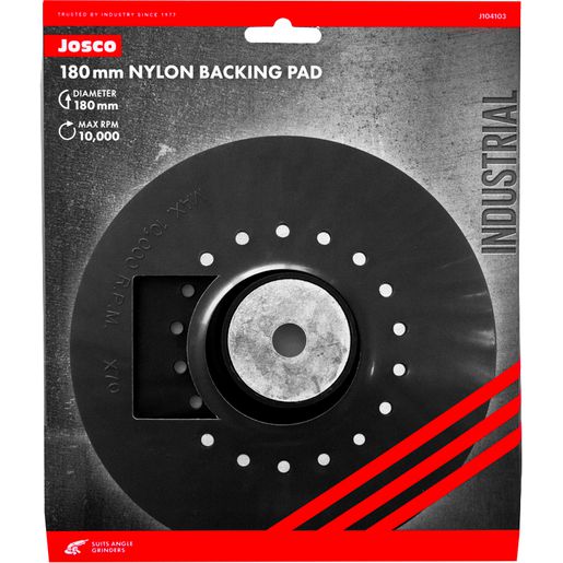 Josco 180mm Backing Pad Nylon M14 J104103