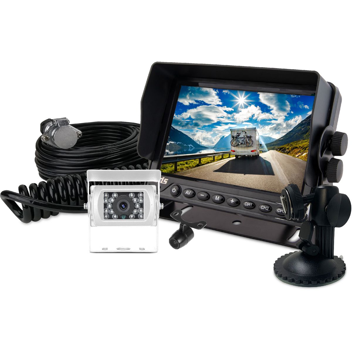 Axis 5" LED 2 Camera Caravan Reversing Camera Kit JS5020CK