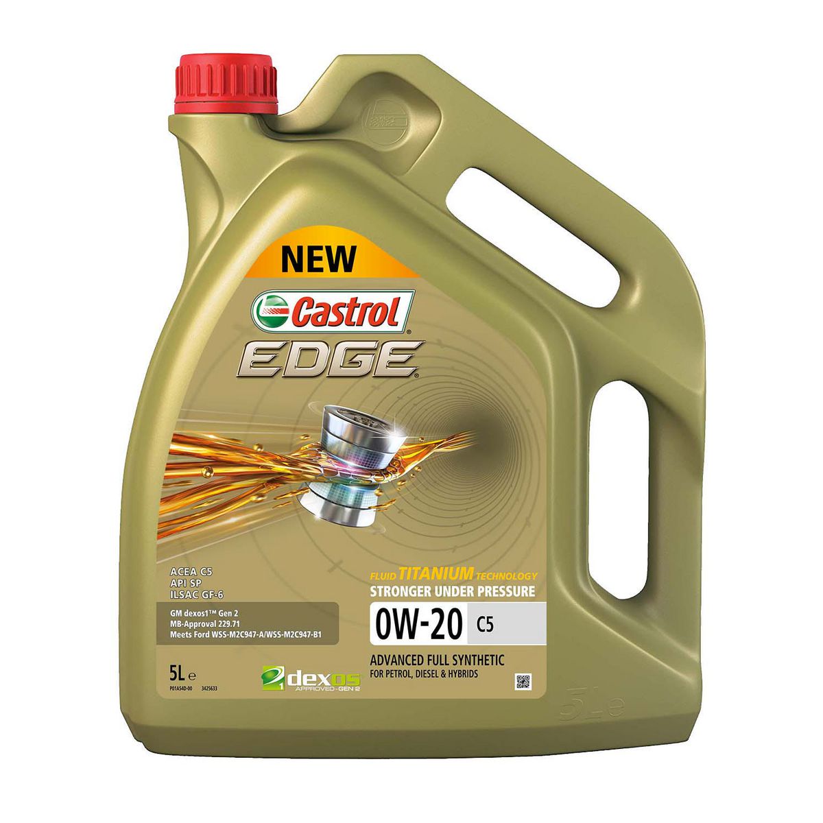 Castrol EDGE Professional C5 0W-20 Engine Oil 5L 3425633