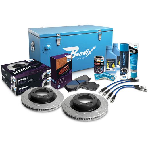 Bendix Ultimate 4x4 Brake Upgrade Kit Front (Suits 2"" Lift) U4WD-BUK19+2