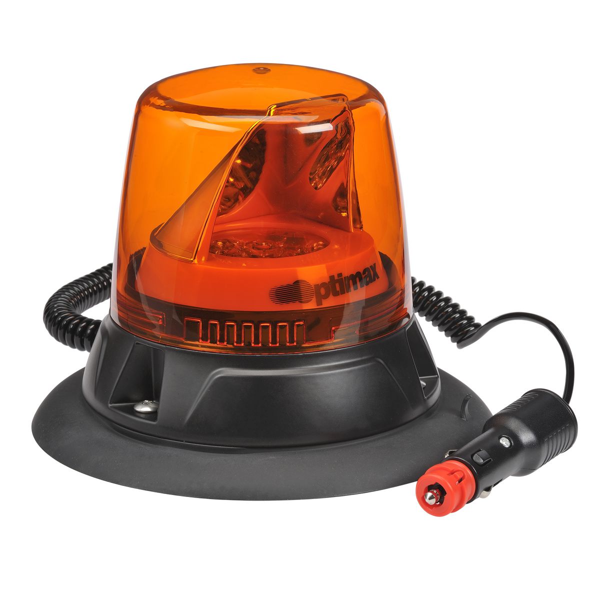 Narva LED Amber Beacon Optimax 12/24V Magnetic Mount 85668A