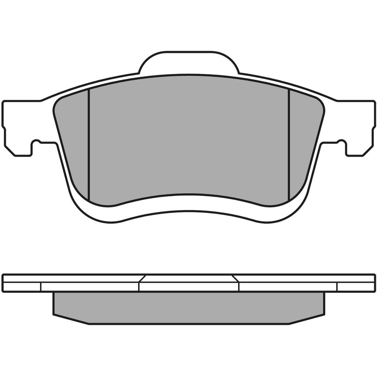 MEYLE Original Brake Pad Set Front 025 247 2720/W