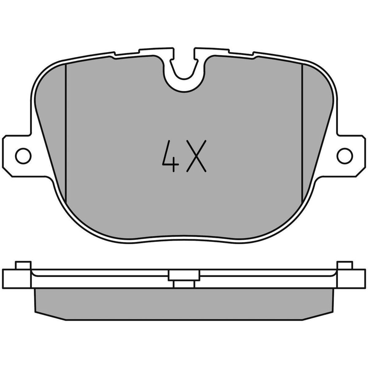 MEYLE Original Brake Pad Set 025 250 8517