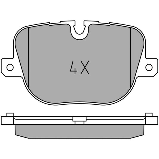 MEYLE Original Brake Pad Set 025 250 8517