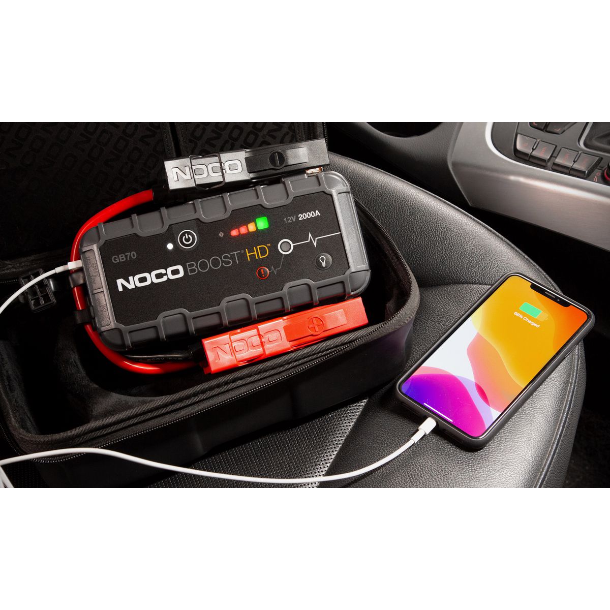 NOCO Boost HD 2000A UltraSafe Lithium Jump Starter GB70