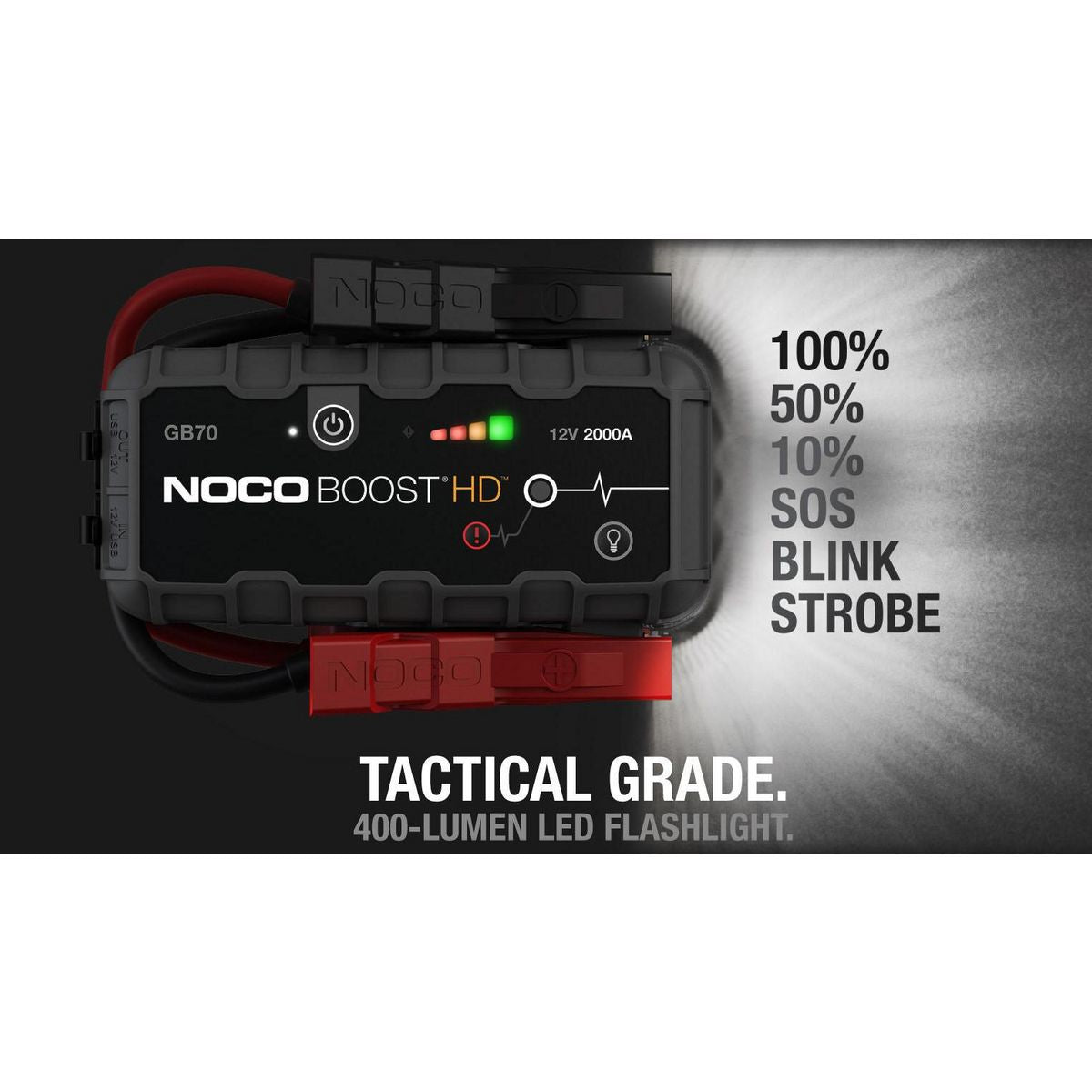 NOCO Boost HD 2000A UltraSafe Lithium Jump Starter GB70