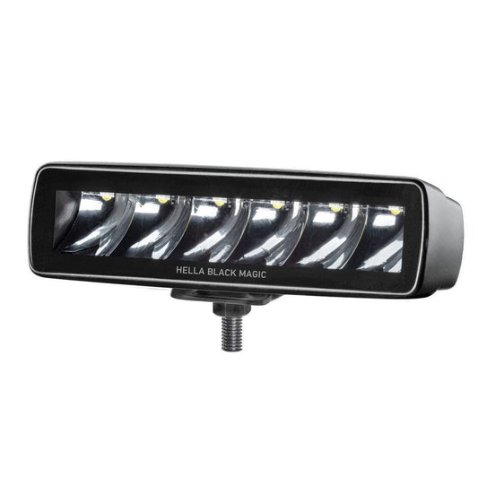 Hella Black Magic 6 LED 6.2 Inch Spot Beam Light Bar 1FB358176211