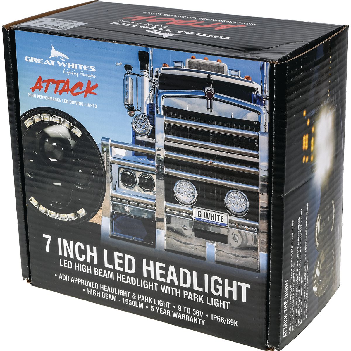 Great Whites LED Headlight High Beam GWF1010