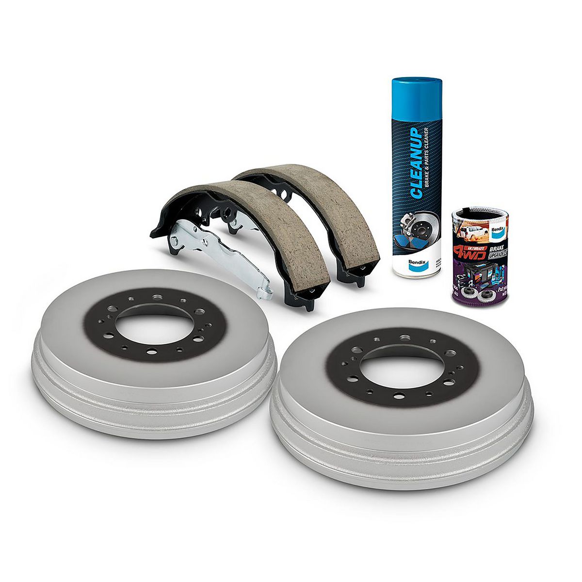Bendix Ultimate Drum Brake Upgrade Kit Rear U4WD-DBUK701