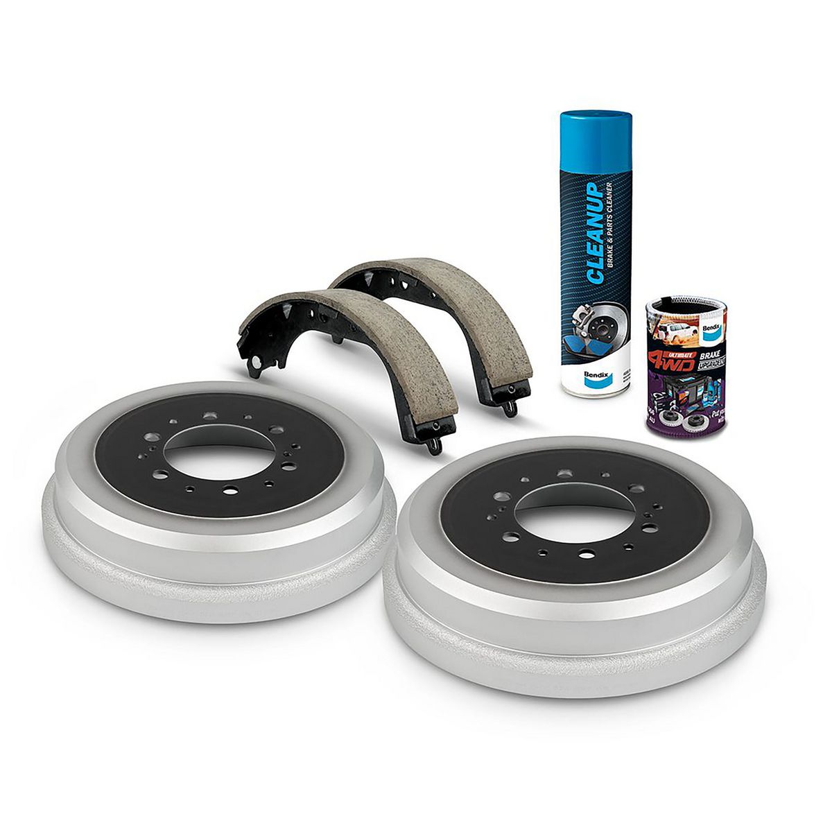 Bendix Ultimate Drum Brake Upgrade Kit Rear U4WD-DBUK730