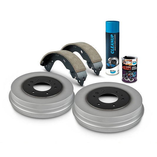 Bendix Ultimate Drum Brake Upgrade Kit Rear U4WD-DBUK731