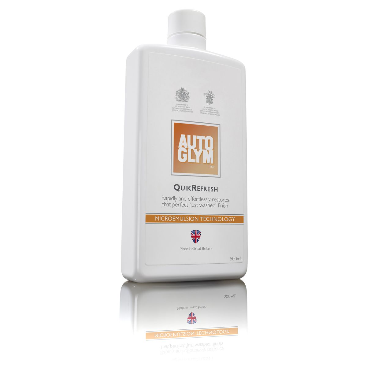 Autoglym QuikRefresh Rinseless Car Wash Microemulsion 500ml AURQR500