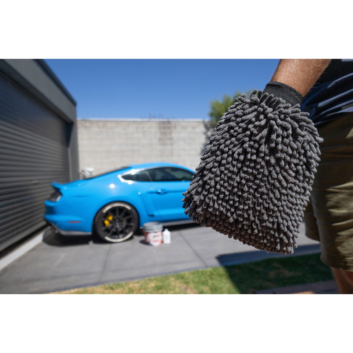 Autoglym Jumbo Wash Mitt Microfibre AUA-MWMITT