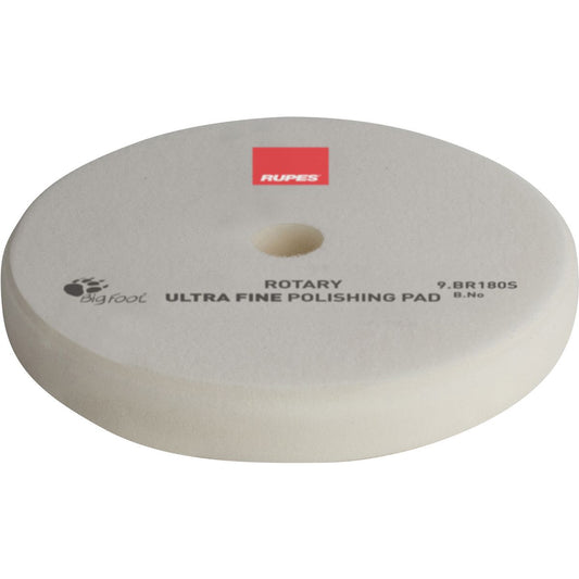 Rupes Bigfoot Rotary Foam Polishing Pad White Ultra Fine 160mm