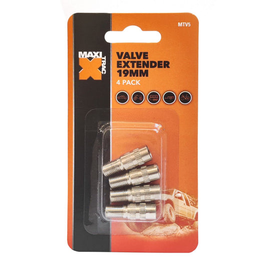 Maxi Trac Valve Extensions 19mm 4 Pack MTV5