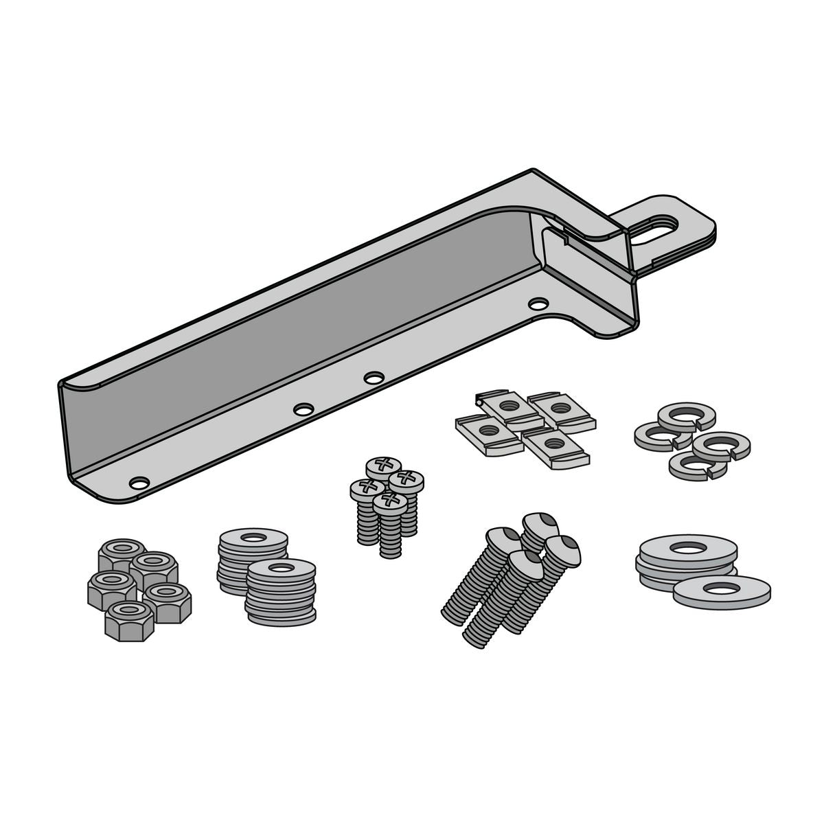 REDARC Solar Panel Mounting Bracket (Unistrut & EzyStrut) SPMB0004