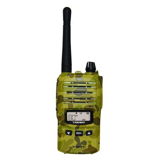 GME 5/1W IP67 UHF CB Handheld Radio Camo TX6160XCAMO
