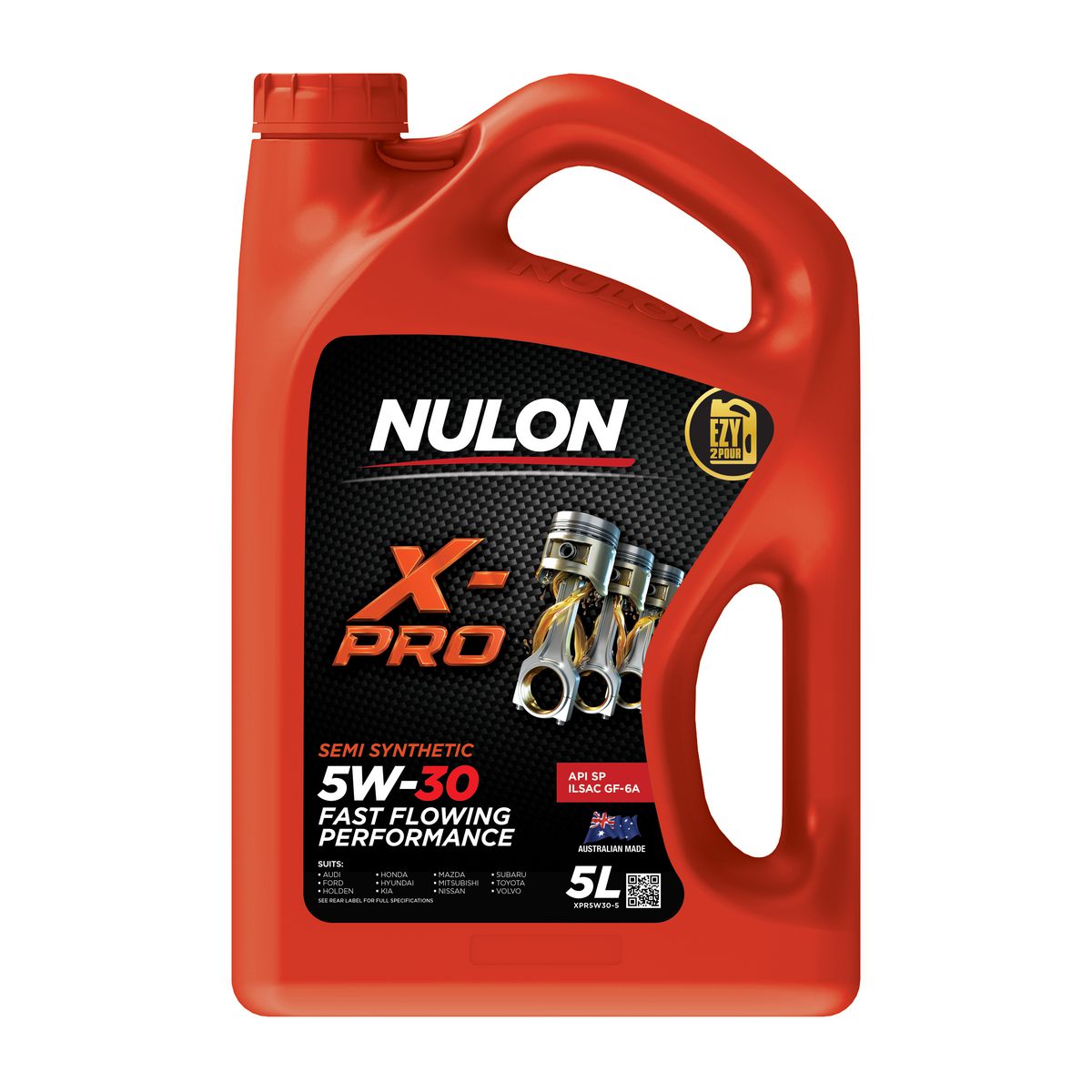 Nulon X-PRO 5W-30 Fast Flowing Performance Engine Oil 5L Semi Synthetic XPR5W30-5
