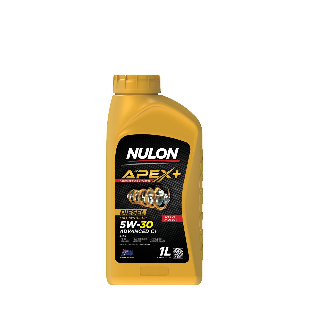 Nulon APEX+ 5W-30 Advanced C1 Engine Oil 1L Full Synthetic APX5W30C1-1