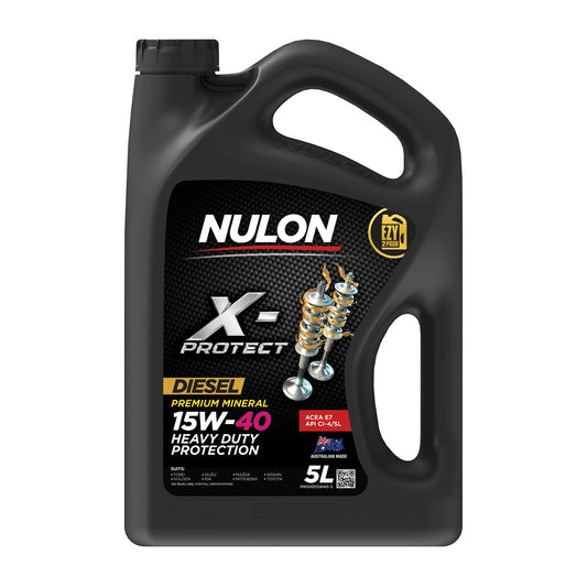 Nulon X-PROTECT 15W-40 Heavy Duty Protection Engine Oil 5L Mineral PROHD15W40-5
