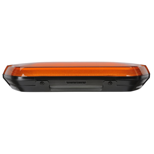 Narva LED Aerotech Low Profile Light Box Amber/Clear Lens 10-80V Permanent Mount 85017A