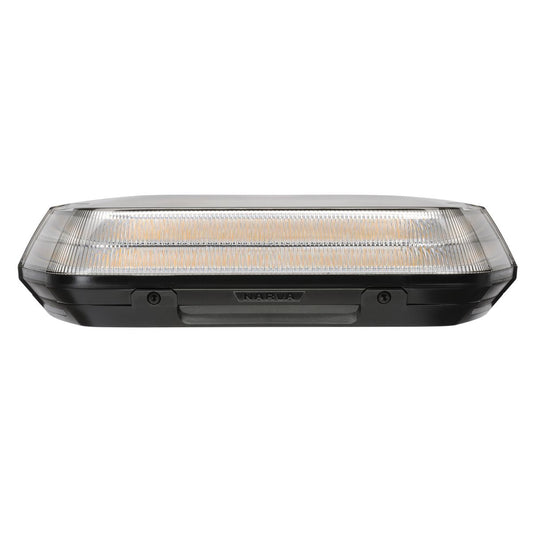 Narva LED Aerotech Mini Light Box Amber/Clear Lens 10-80V Permanent Mount 85015AC