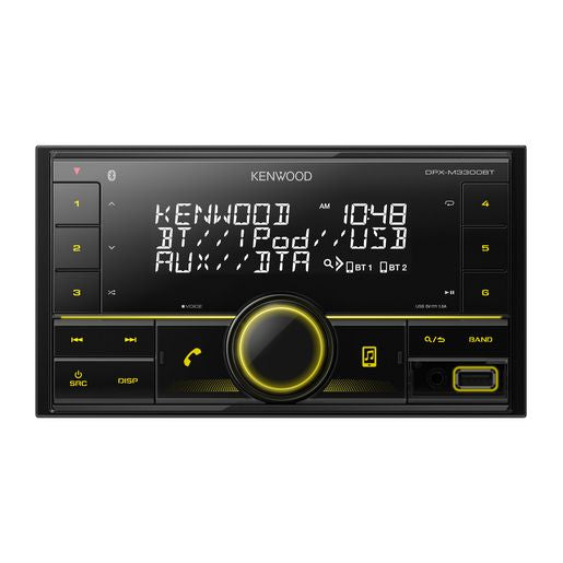 Kenwood Head Unit With Dual Bluetooth/Usb DPX-M3300BT