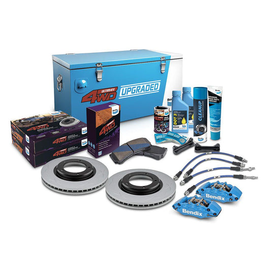 Bendix Ultimate 4x4 Brake Upgrade Kit Front (Suits 2"" Lift) U4WD-BBUK216F+2