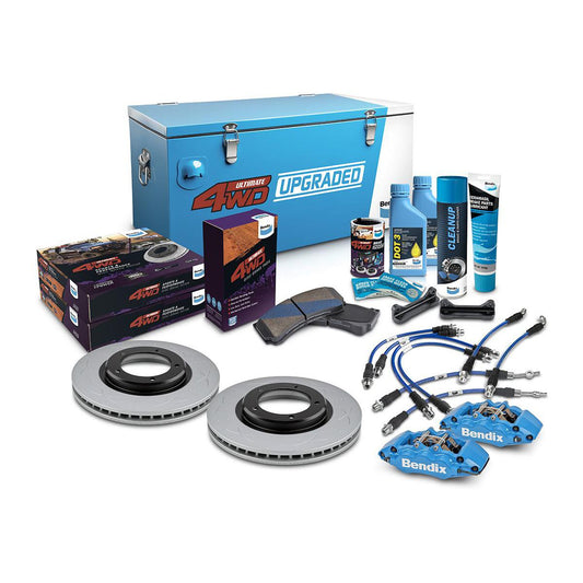 Bendix Ultimate 4x4 Brake Upgrade Kit Front (Suits 2"" Lift) U4WD-BBUK245F+2