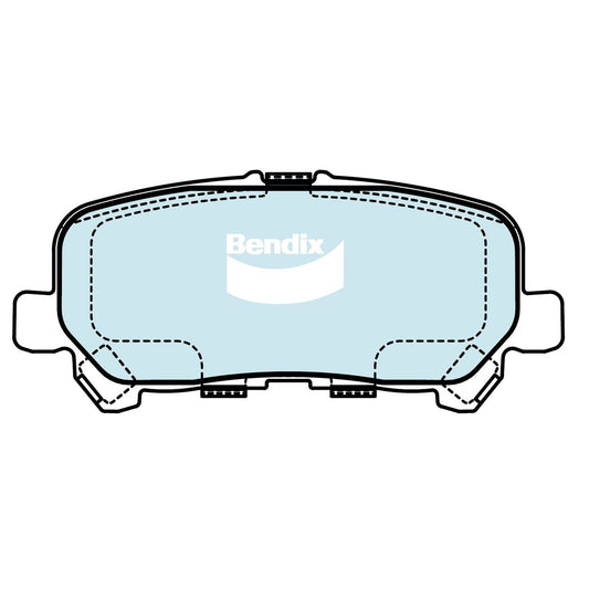 Bendix Heavy Duty Brake Pad Set Rear DB2526 HD