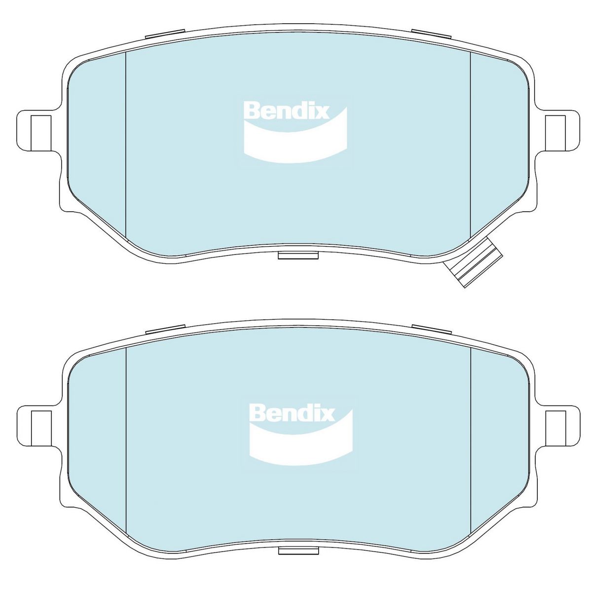 Bendix Heavy Duty Brake Pad Set Rear DB2617 HD