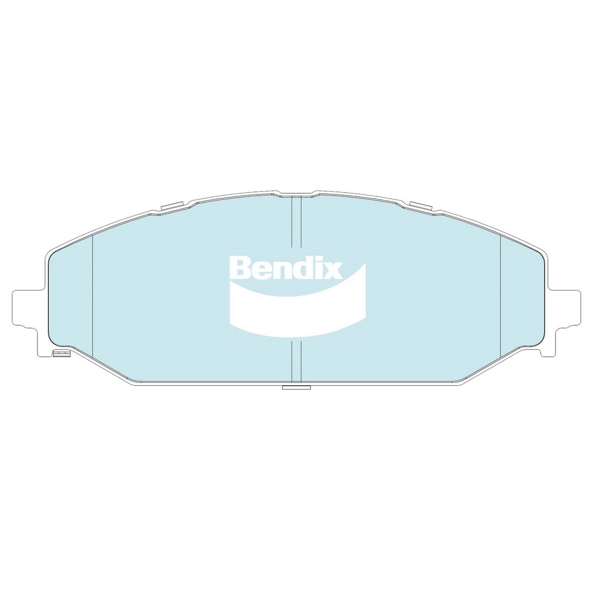 Bendix 4x4 Brake Pad Set DB2635 4WD